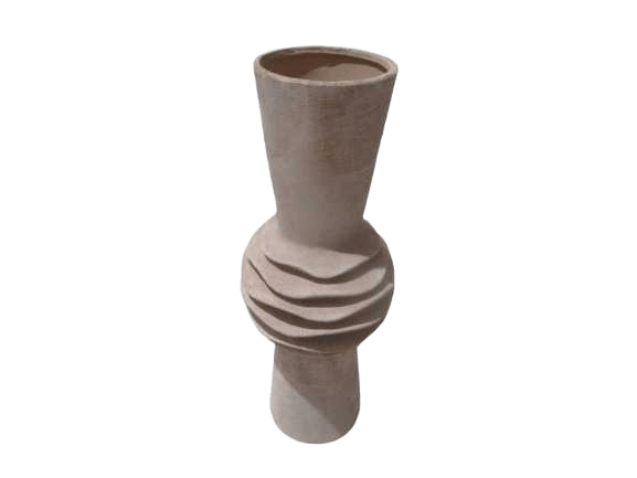 Vase Small Pottery Lotus Root 18x18x47,5 Cm