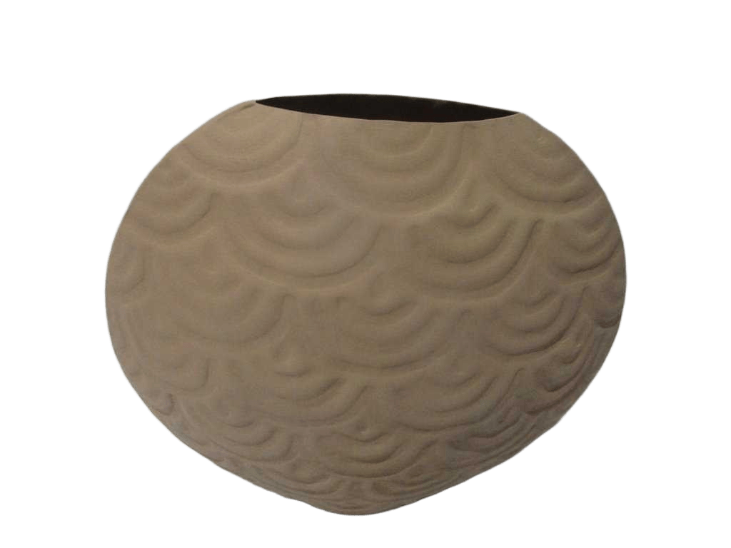 Vase Oval Aluminium