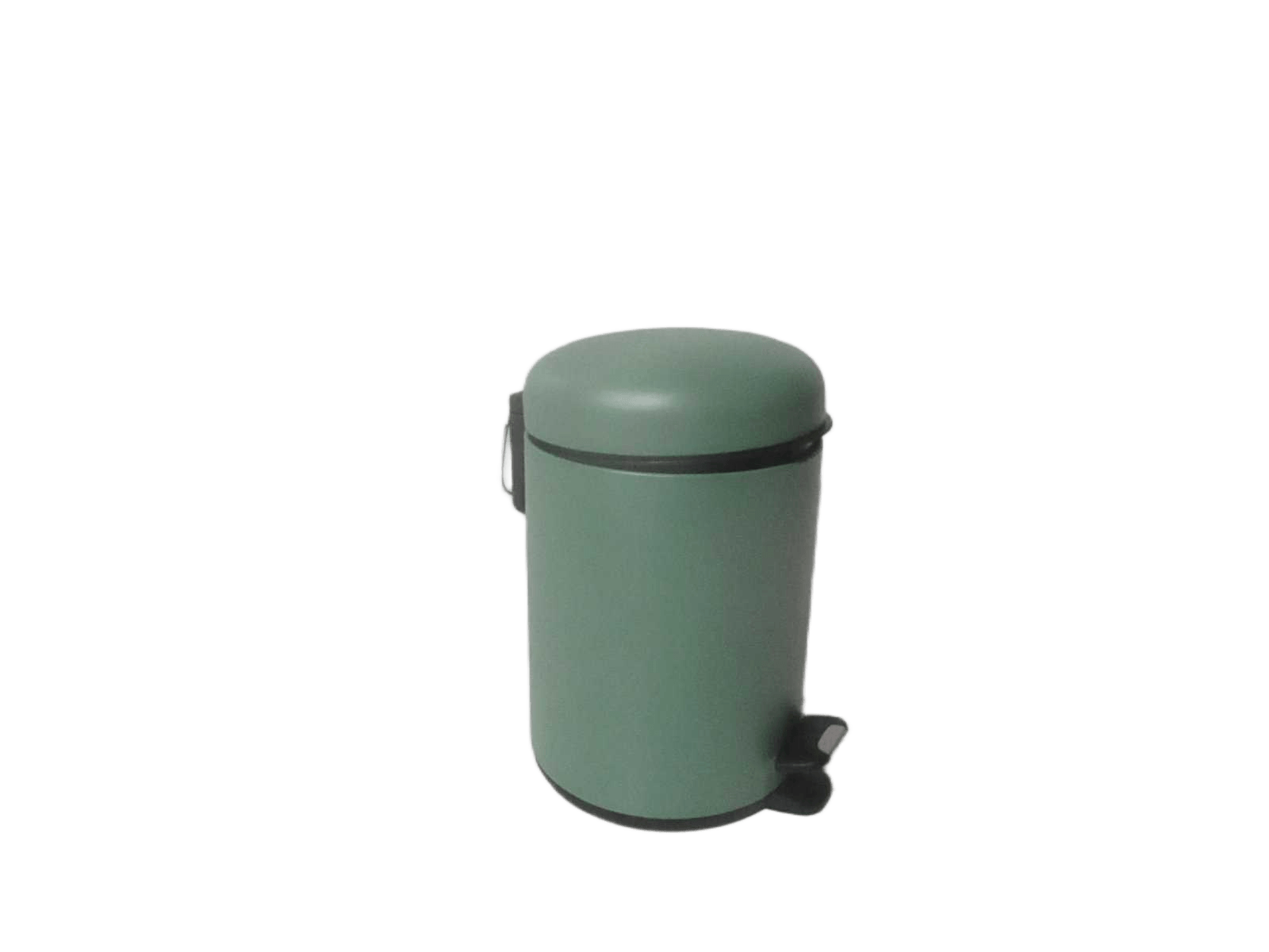 Bin Pedal 5l Dome Cover With Soft Close Green