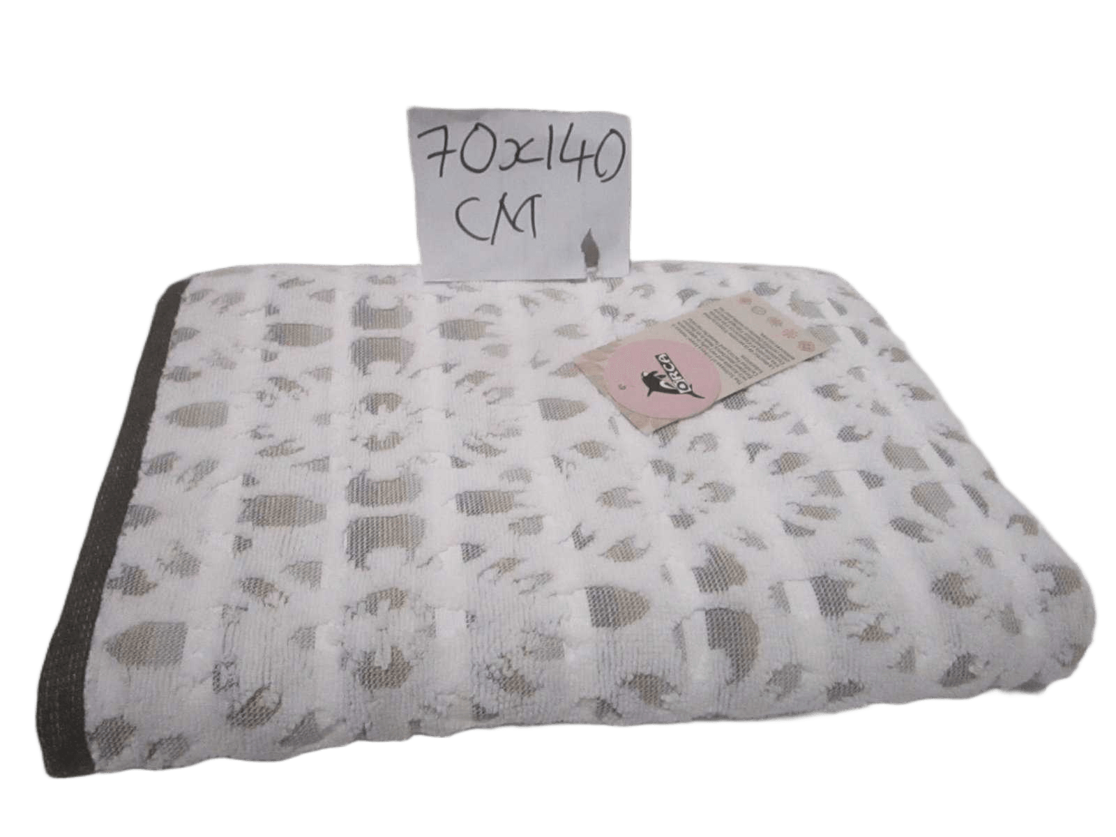 Towel Tribeca - Plain Dyed Jacquard Towel - Duble Ply 2/20 - 550 Gsm - Carded Cotton - Polyester Insert