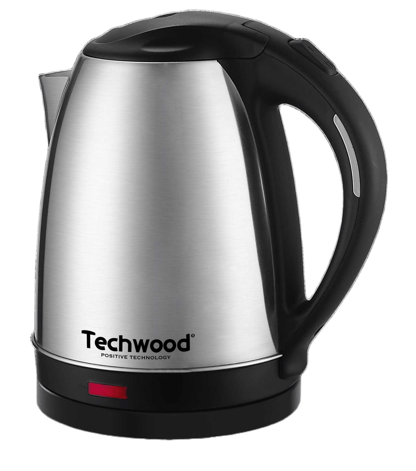 Kettle Sans Fil Inox 1,8l Socle 360° Avec Connexion électrique Résistance Cachée Rangement Du Cordon Sous La Base Interrupteur Marche/ Arret Témoin Lumineux De Chauffe Puissance : 1500w