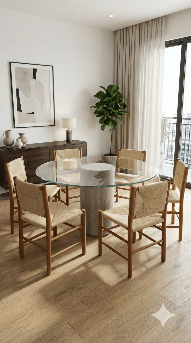 Dinning Table Habor Lt Blue 2.4x1.2m Dinning Tablem 40mm Mdf Table Top, Mdf Leg, With Full Painting, 40cm Dia Legsx2 240x120x75
