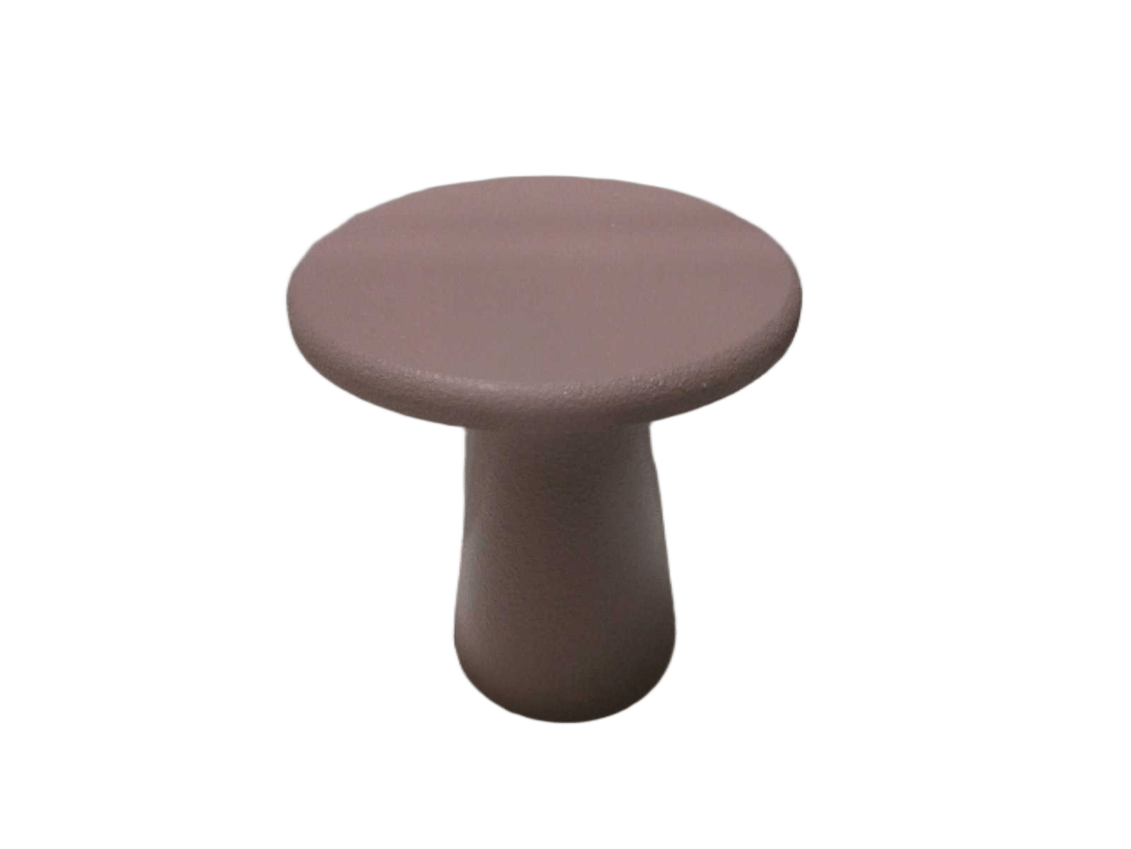 End Table Round Mdf Ciment Effect Pink 34x34x40,5 Cm