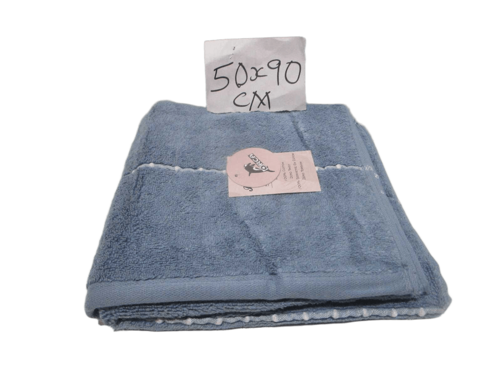 Towel Boston Rib - Plain Dyed Dobbu Terry - Zero Twist Cotton Yarn - Kapoor White Boston Rib Polyester Insert - 500 Gsm - Single Ply