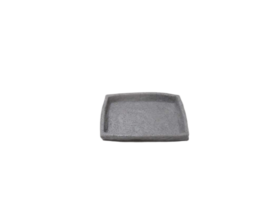 Dish Soap Polyresin Rectangular Effet Pierre - Gris