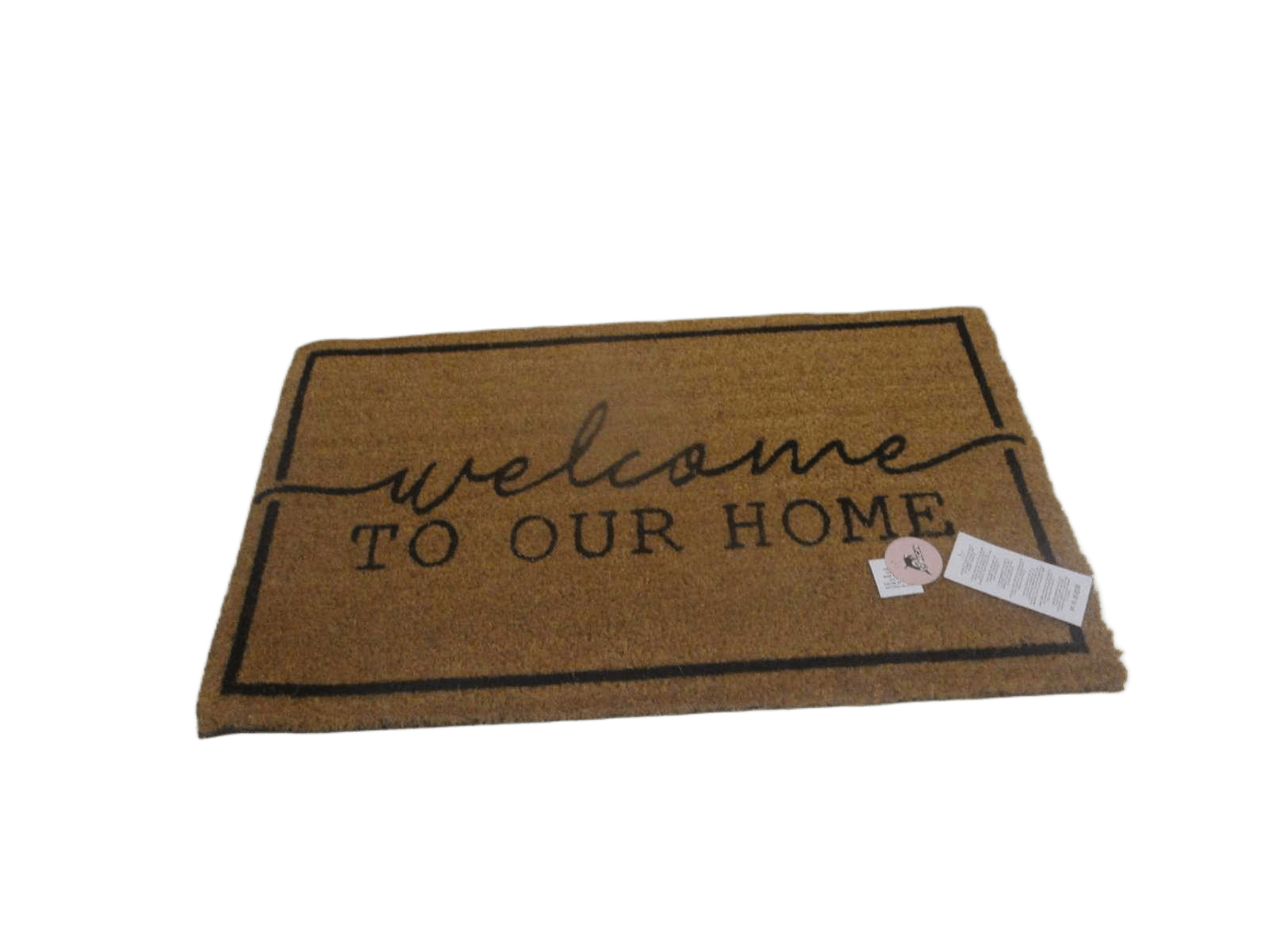 Single Colour / Natural Printed Coir Mat + Pvc Backing - Weight 5800gsm - Thickness 1,5 Cm 1cl=