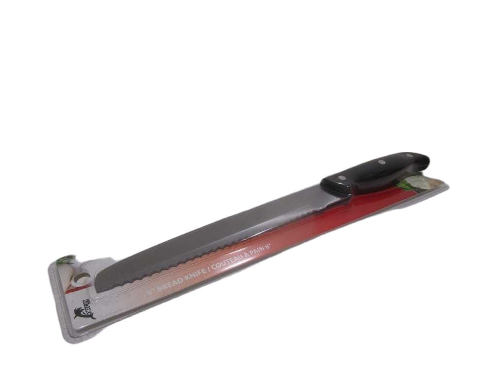 Bread Knife 8" Ss+pp Full Body Size:33.8cm Thickness:1.8 Mm