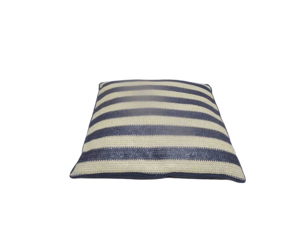 Cushion Outdoor Anti-Uv Double Face Recto-Verso Filling 350g Vacuum Pack Blue 45*45