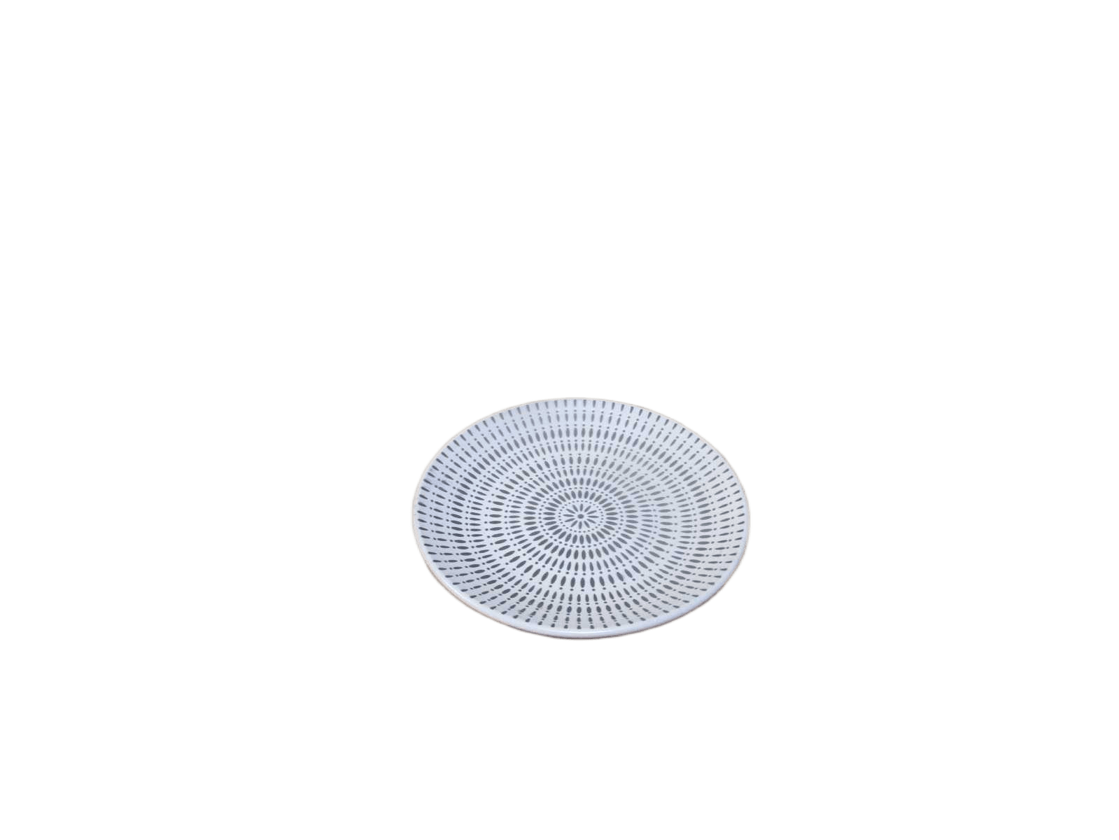 Plate, Stone Ware Pad Printing 8" 21cm