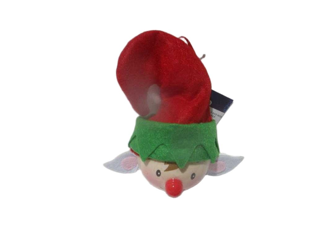 Paper Ball Elf Red Nose 75mm