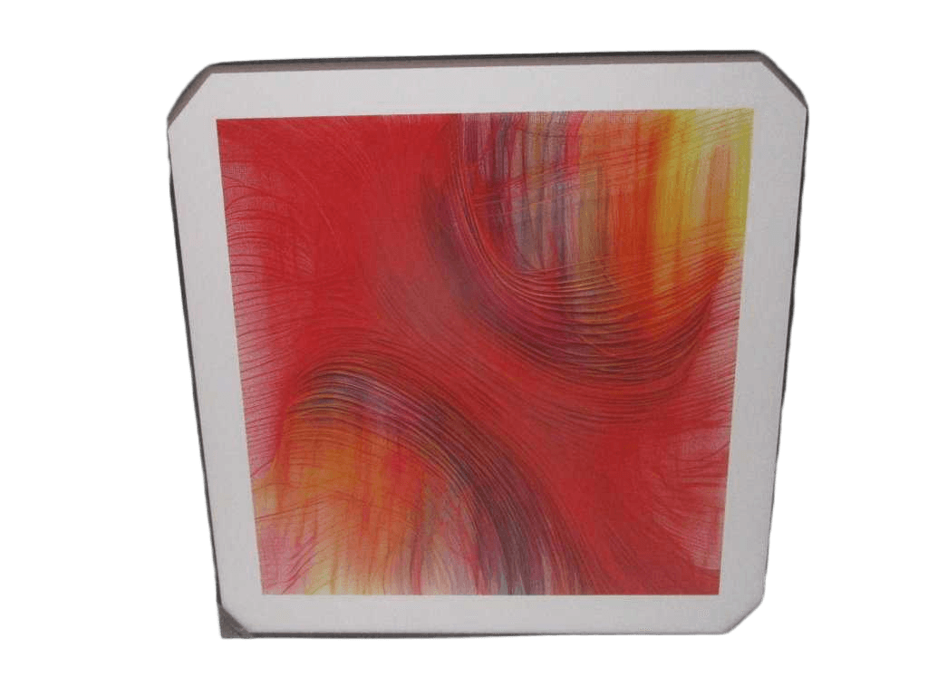 Painting 3d-Print Alu Frame+veneer 120*120
