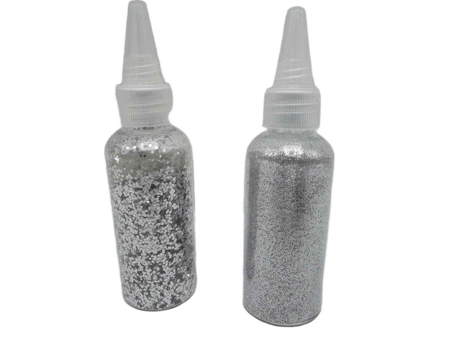 Christmas Bottle Of Glitter Silver,