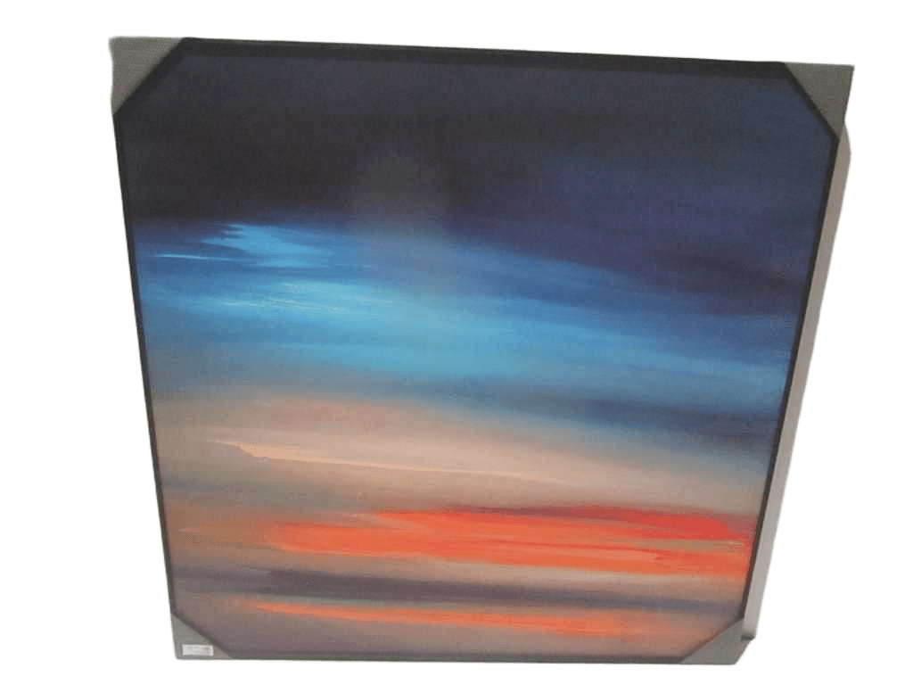 Painting 3d-Print Alu Frame+veneer 100*100