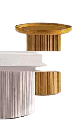 Side Table Mdf Yellow F400*520