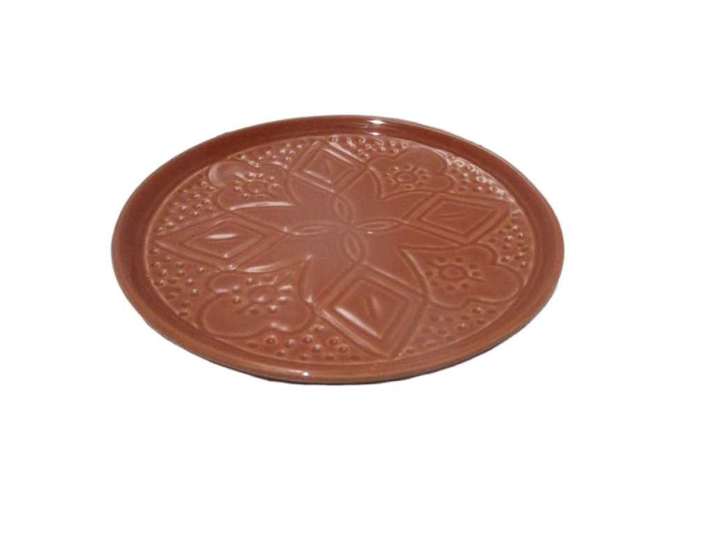 Plate Dess Sienna Terra D20