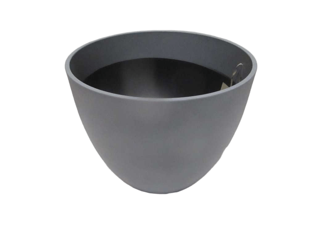Flower Pot Balas Pp With Hole+plug 790g 100% Recyclable Light Blue Dia31x27