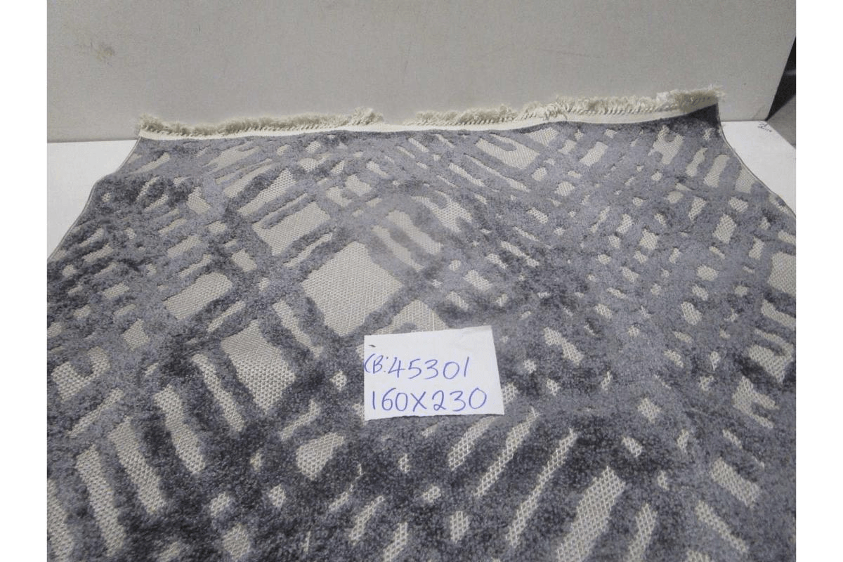 Carpet Grey - Grey Terra Pp Frized / Headset 1,900-2,000 Gsm 160,000 Pnt/M2 10 Mm / Loup 6mm Micro Pp With Small Fringes 160x230 Cm