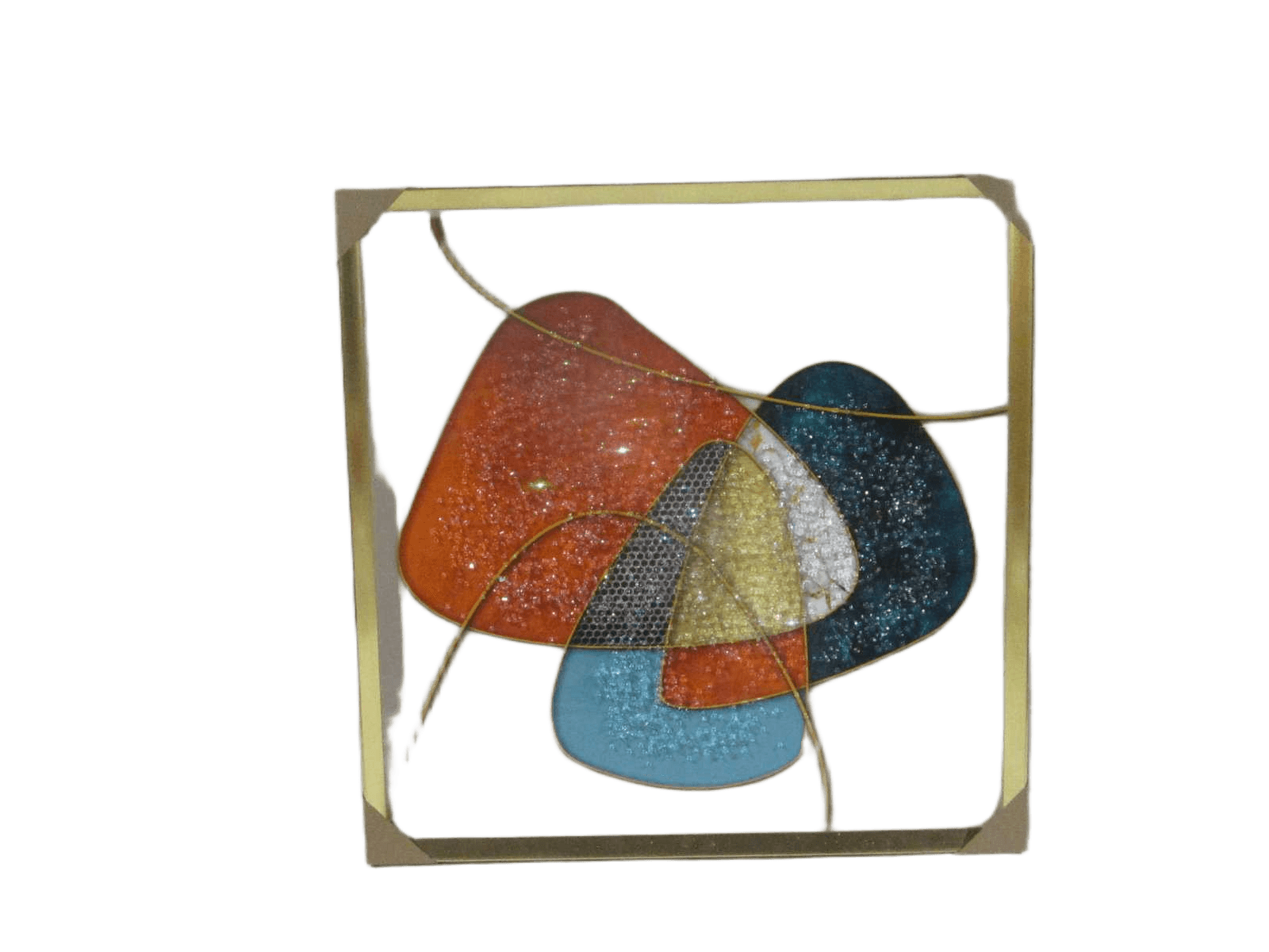 Frame Ps Paint Resin Champagne Gold Ceramic 80x80x3