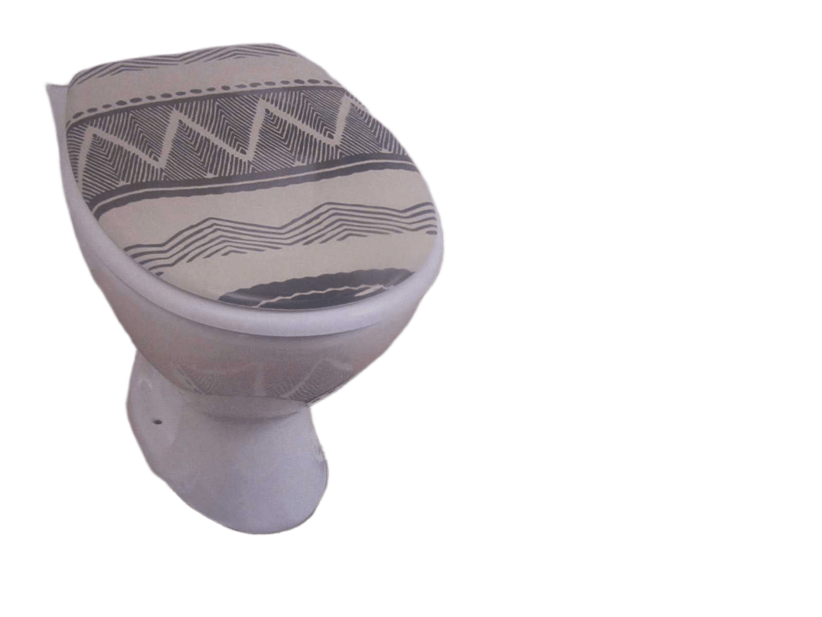 Toilet Seat Wc Thermodur 18 Pouces Attaches Plastiques - Tribal Lodge