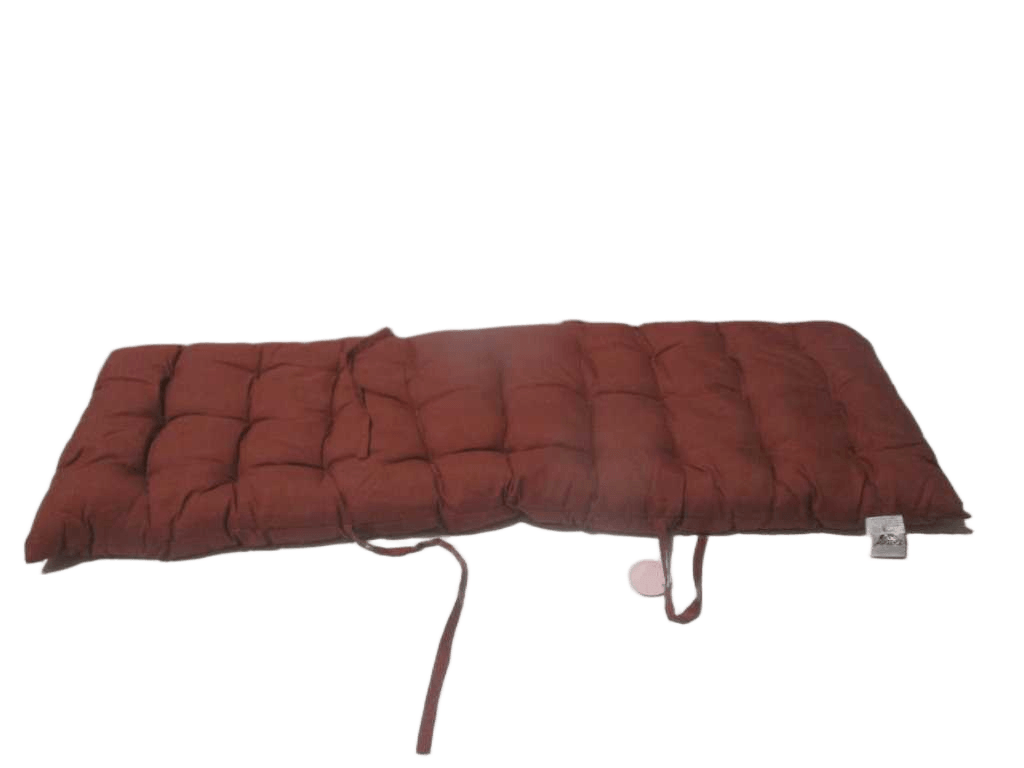 Cushion Bench , 100% Polyester 110 Gsm Fabric, 1.7kg Cotton Filling With Additional Straps