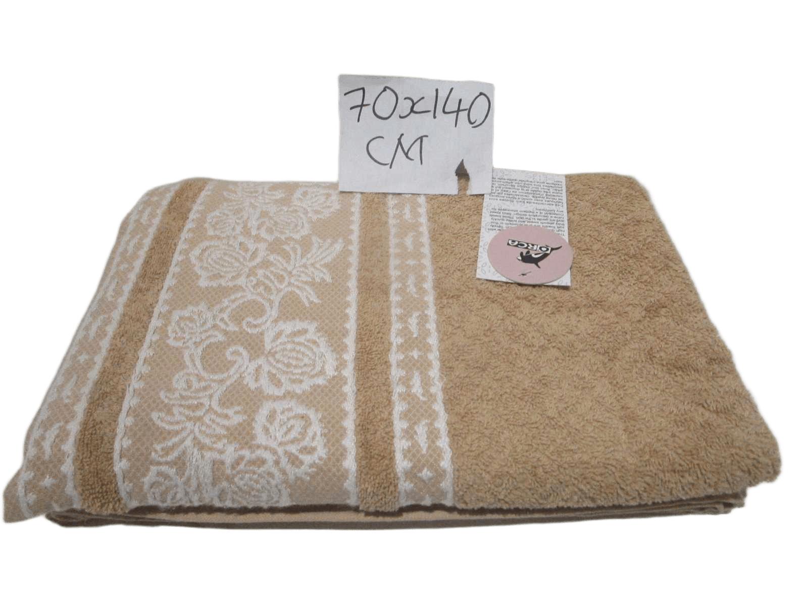 Towel Bliss - Plain Dyed Jacquard - Single Ply - 550 Gsm - Carded Cotton - Polyester Insert