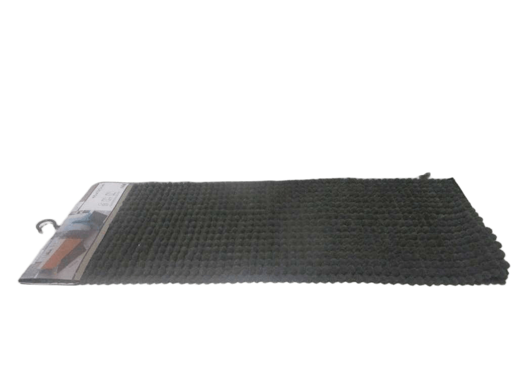Carpet Polyester/Coton Bicolore 45x120 Cm - Kaki/Black
