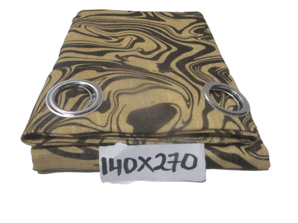 Curtain Eagle 140x270 Cm 8 Rings 100% Polyester 170 Gsm