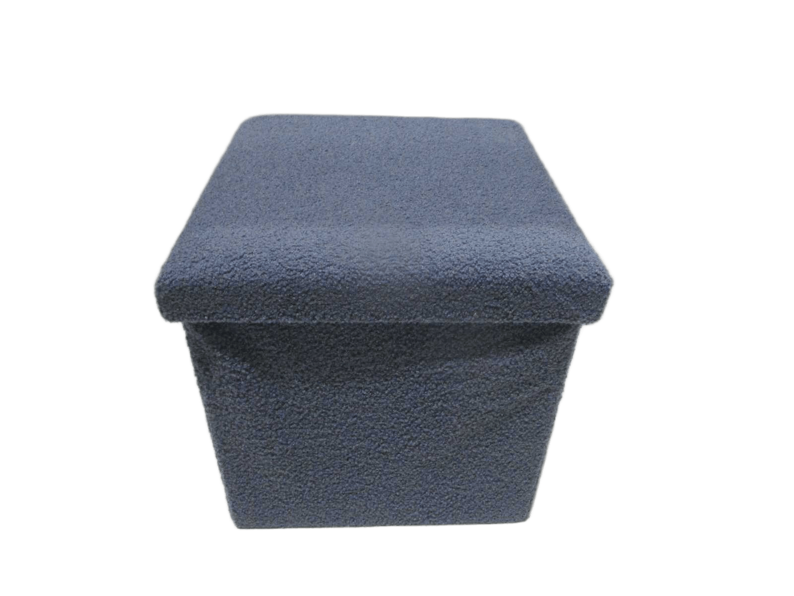 Stool Kd Tissue Boucler Blue 34 38x38x37