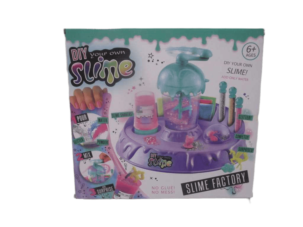 Diy Slime Set Glitter Color Box 34x31x8
