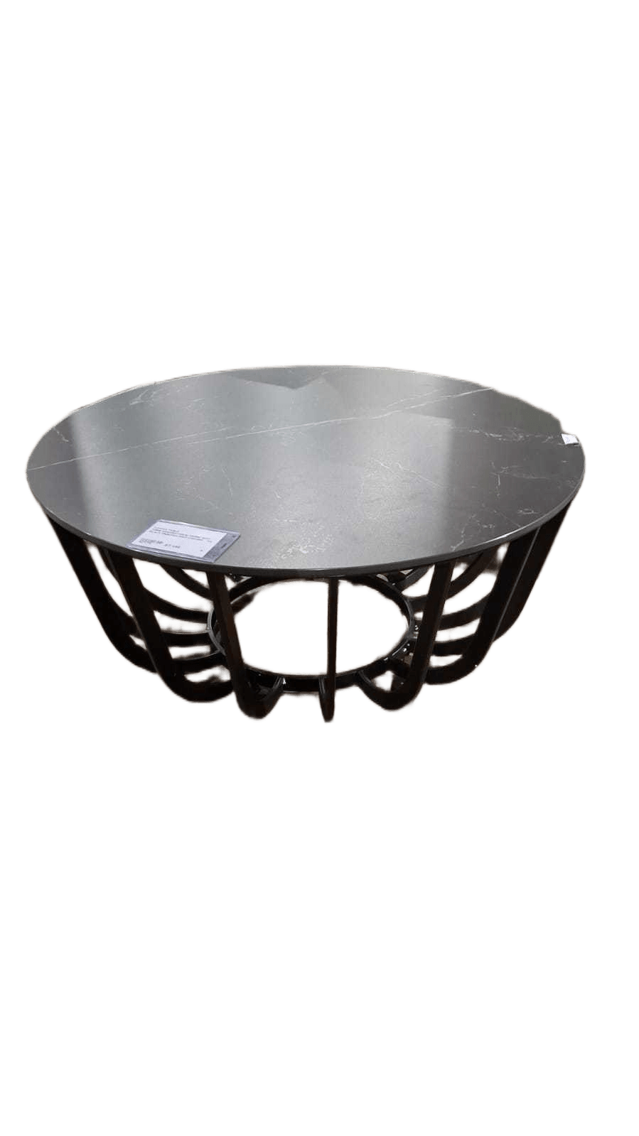 Coffee Table 12mm Ceramic+iron Frame With Black Painting