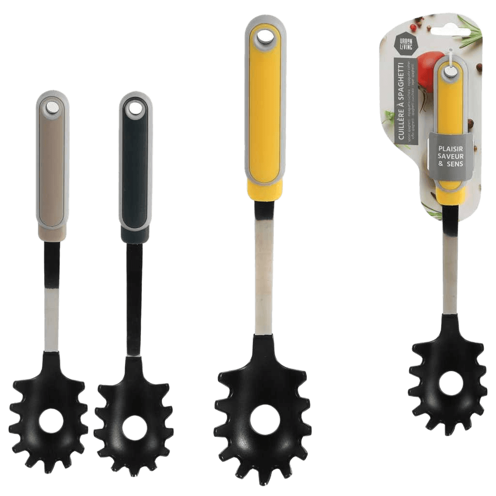 Spaghetti Spoon Liberty Cook In Basic 3 Colors Grey/Taupe/Mustard