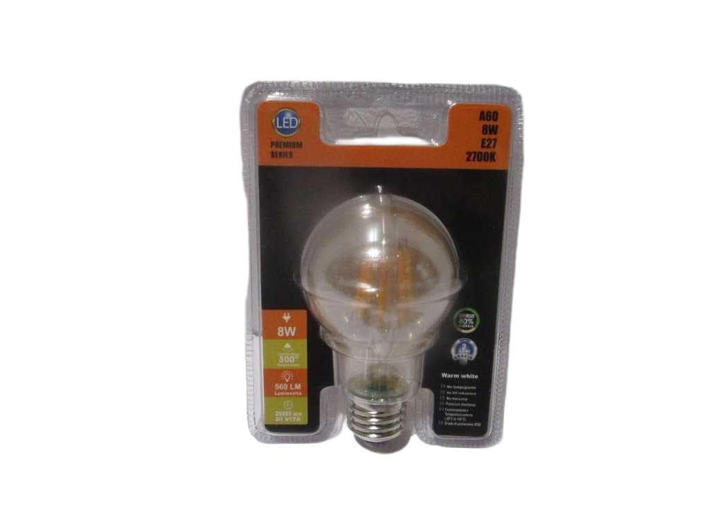 Deco Light Transparent Yellow 8w 220v 2,700 K E27 Eglo Packing Transparent Yellow 10*6cm