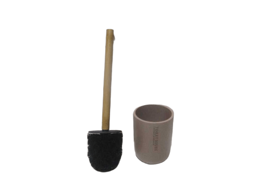 Brush Toilet Wc Polyresine - Cappuccino/Bambou