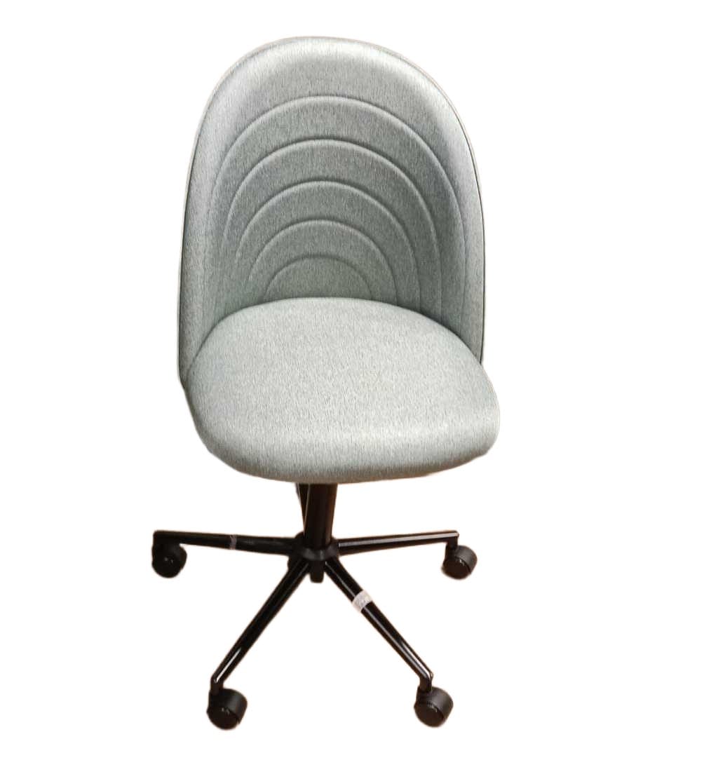 Chair Fabric With 5 Wheels W50*d56*h84-96/45.5-57.5cm Blue Com074