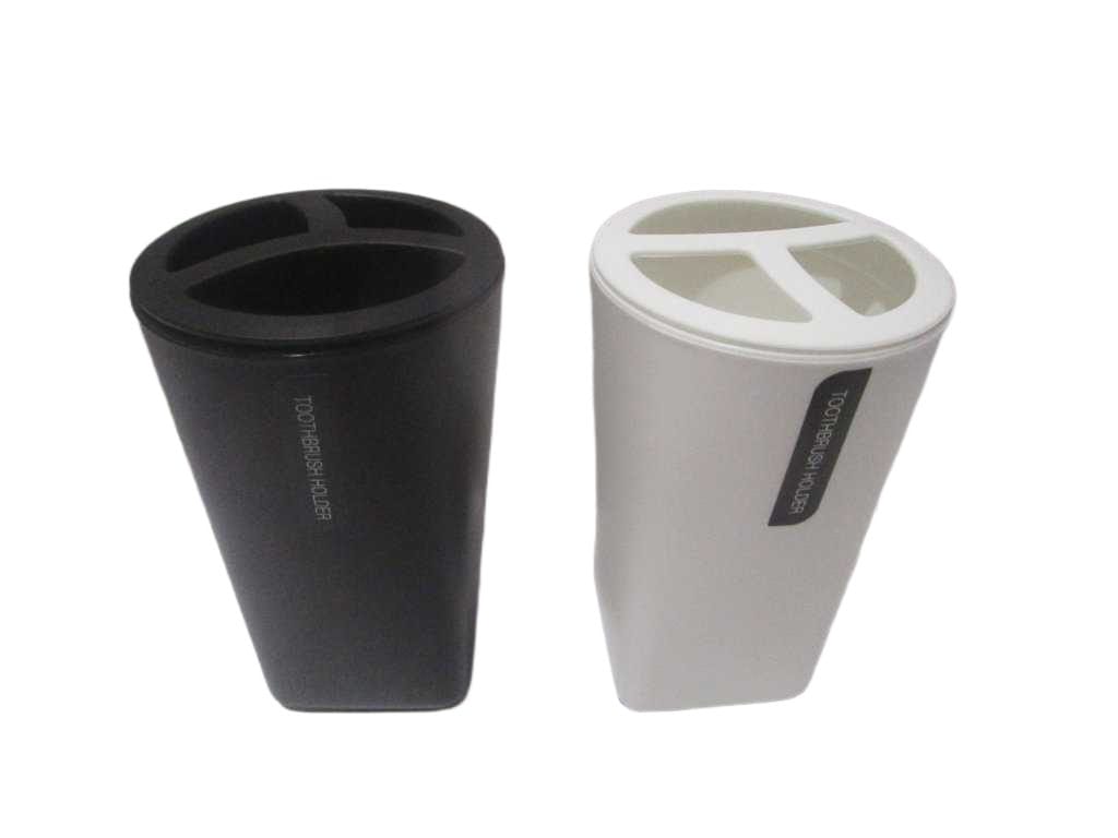 Toothbrush Holder Black/White Ass 7.3x12.2