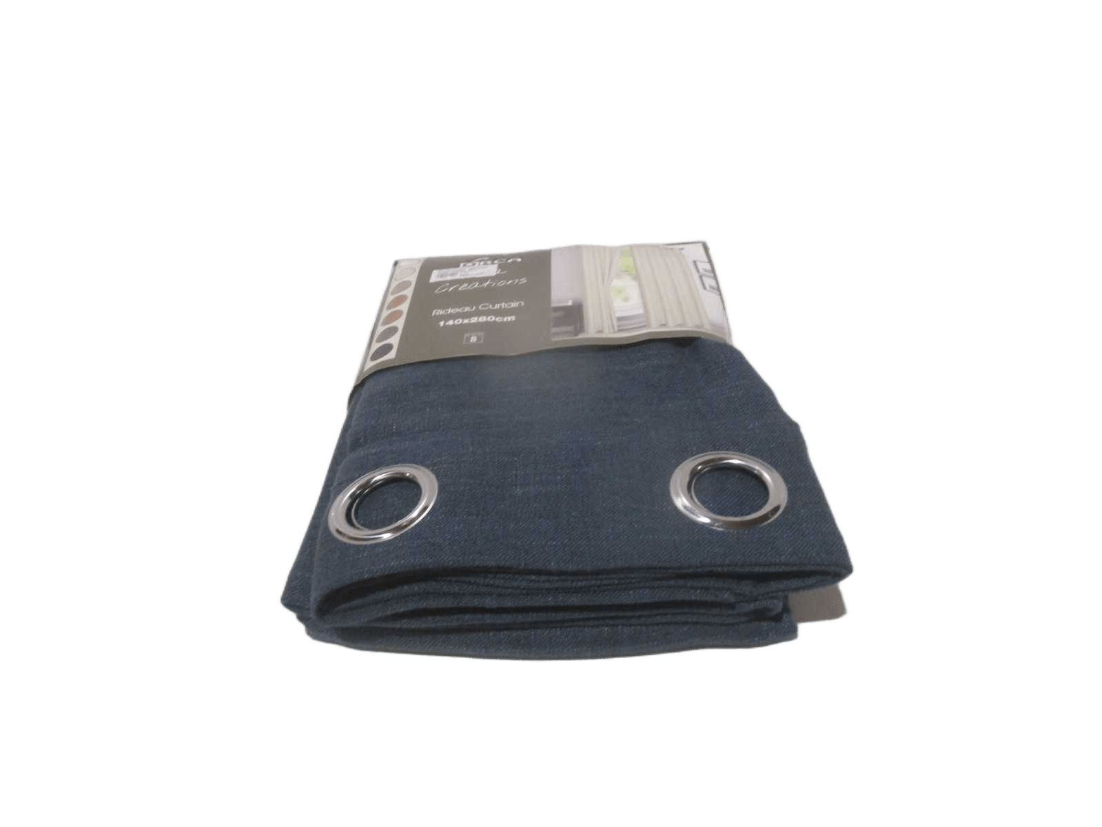Curtain 140x280 Cm 100% Polyester 8 Ring 130gsm With Packing Hanger