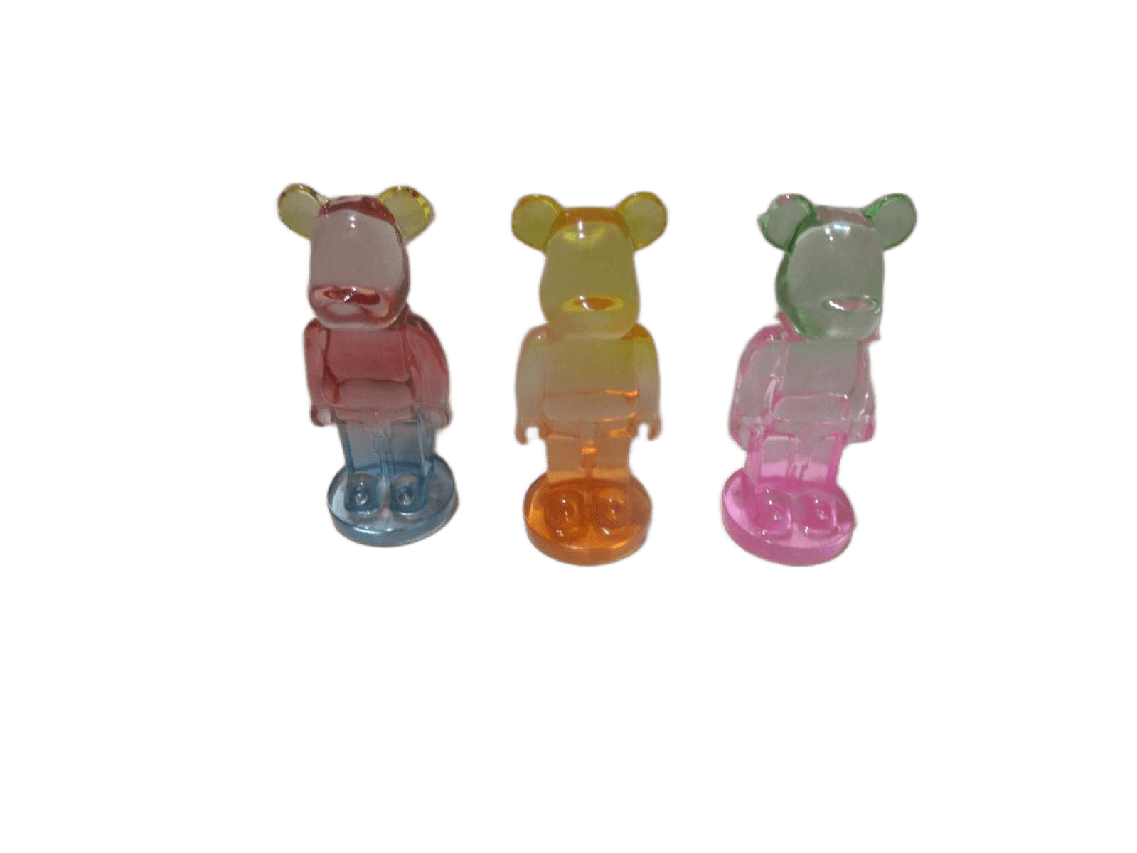 Bearbrick, 3 Asssorted, 620g Resin Multi 22cm