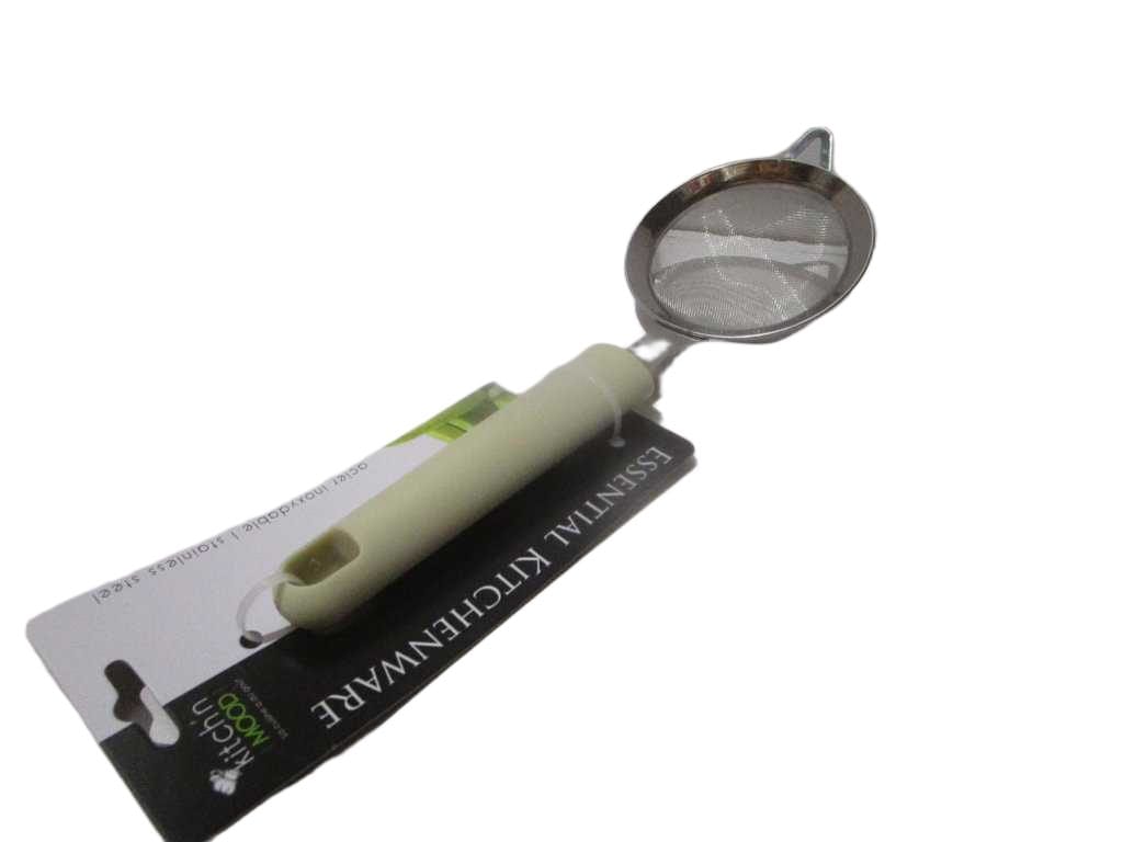 Strainer Pp+stainless Steel 430 Packing Color Card Beige+ss Matt Dia9cm*25cm