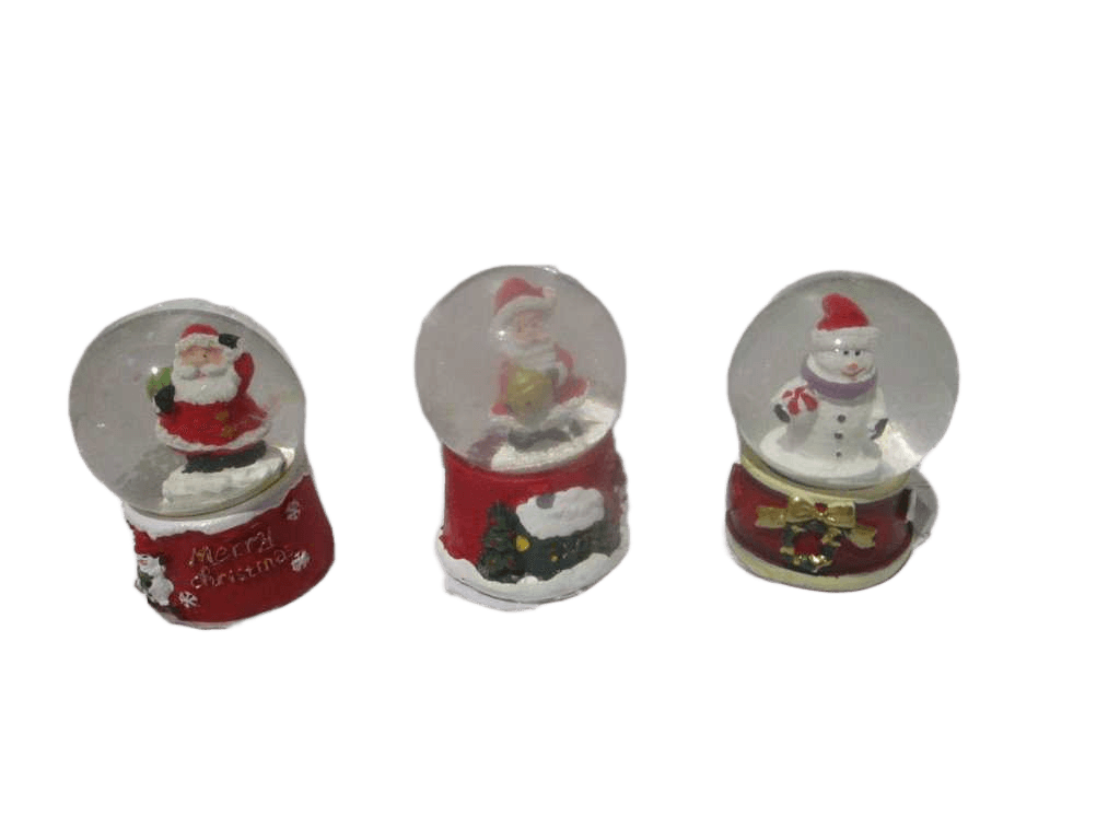 Ball Water Xmas 63mm 4ass