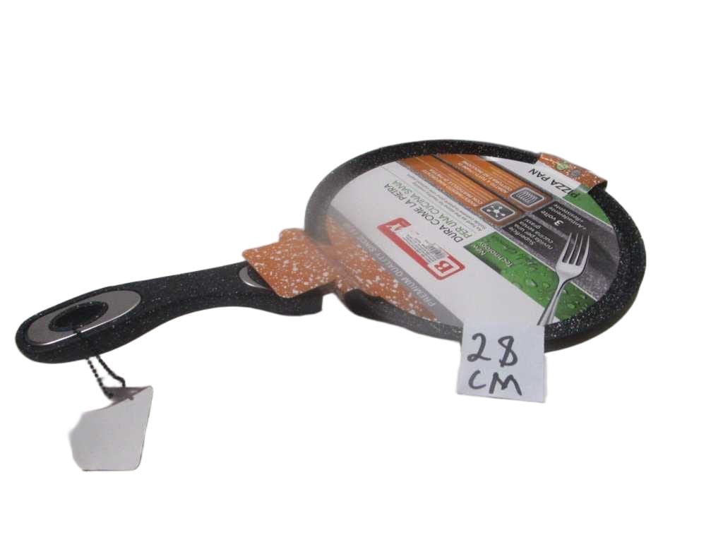 Pizza Pan ,3mm Nonstick And Scratch Resistant Coating, Induction Bottom , Alu 28cm