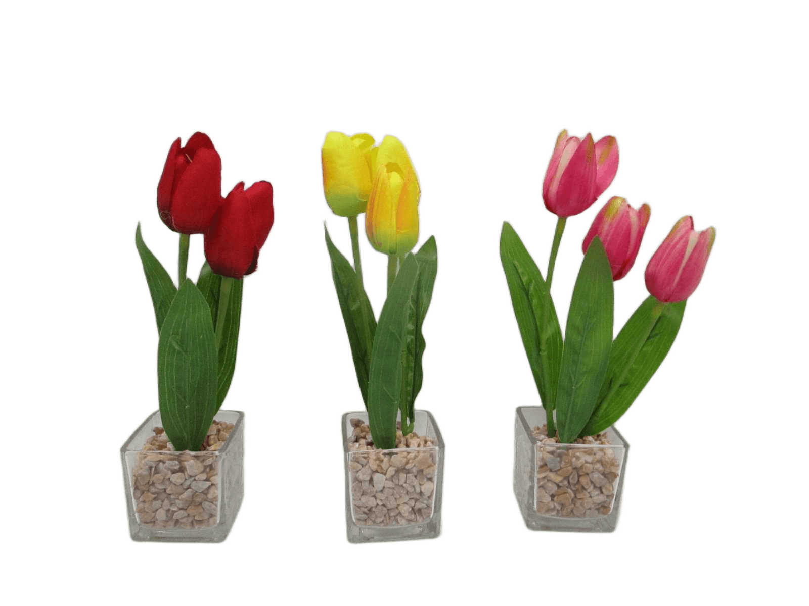 Artificial Plant Pink Red Yellow Violet21cm