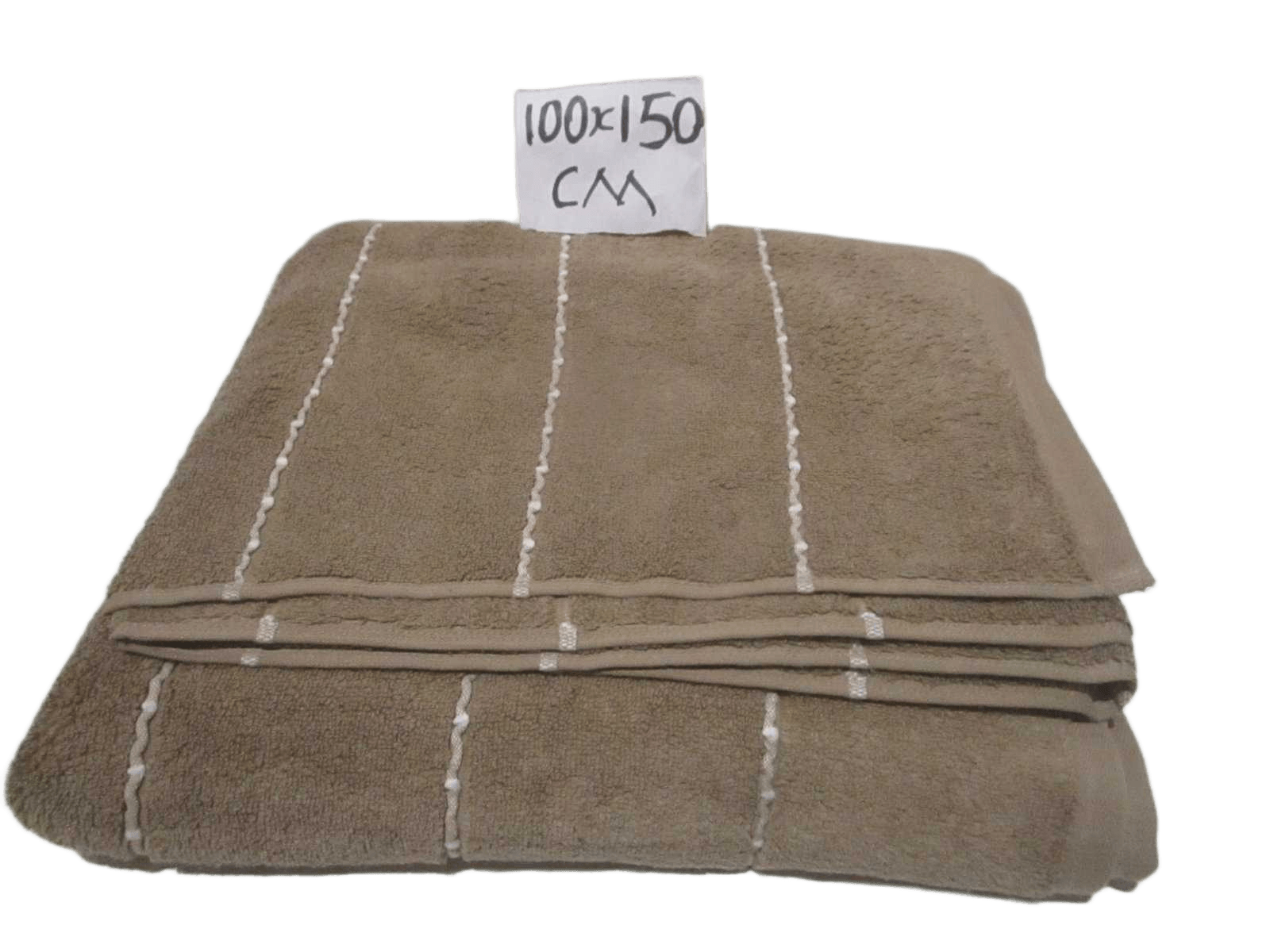 Towel Boston Rib - Plain Dyed Dobbu Terry - Zero Twist Cotton Yarn - Kapoor White Boston Rib Polyester Insert - 500 Gsm - Single Ply