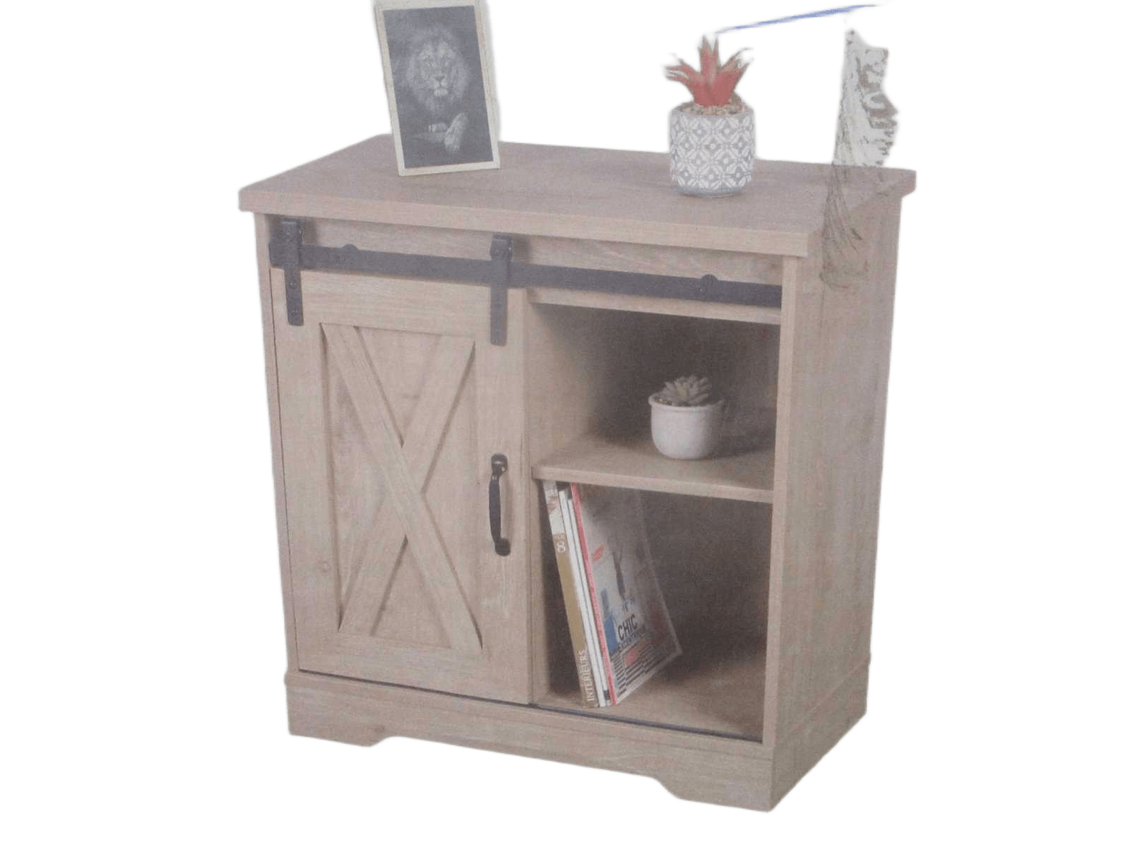 Chest Of Drawers Manhattan With 1 Sliding Door 70x39.5xh71.5cm