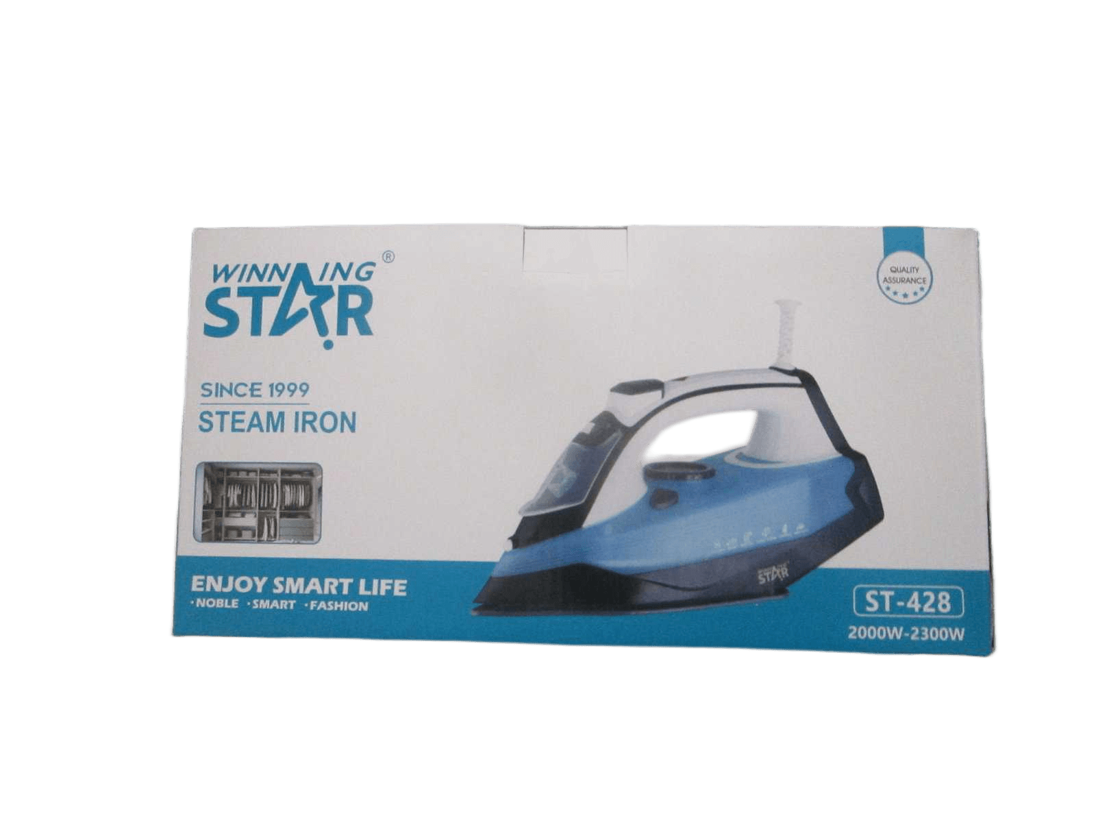 Iron Voltage: Ac220-240v,50/60hz Output:2000-2300w Autormatically Self-Cleaning Dry, Steam ,spill Water, Vertical Steam,explote Steam Ceramic Plate Adjustable Temperature Water Tank:400ml Size:30.5*12*16cm Blue Size:30.5*12*16cm