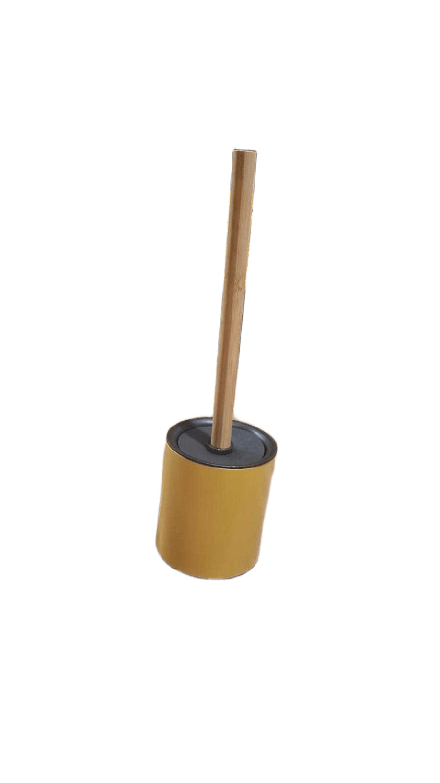 Toilet Brush Wc Metal Tige Bambou - Mustard/Bambou