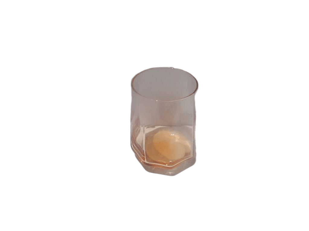 Tumbler Orange & Clear Body H104*82.5 300ml