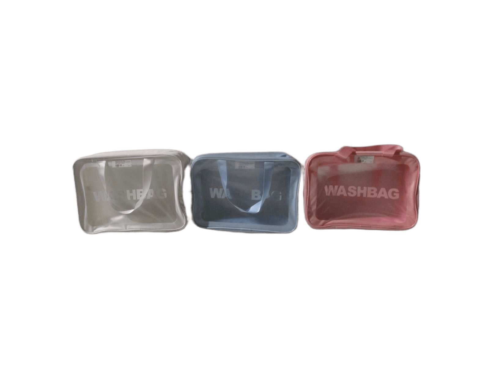 Wash Bag Ppe 3col Assblue+white+pink 28x20x10