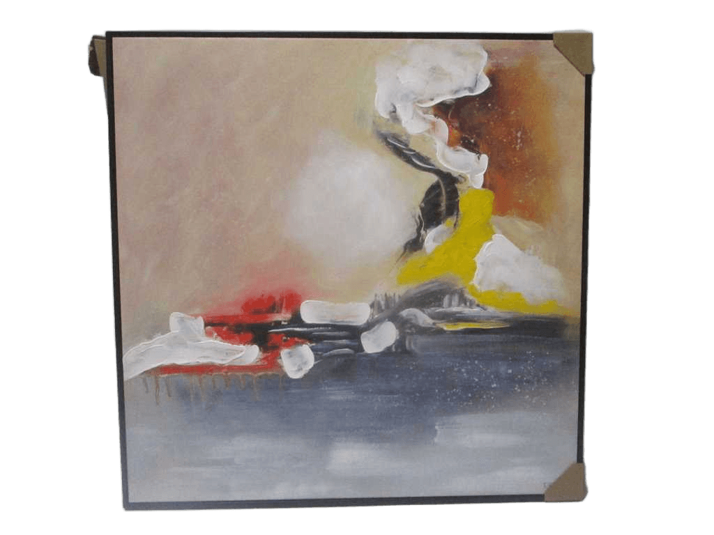 Painting, Ps Frame Back: Wood Bar+non-Woven 100*100
