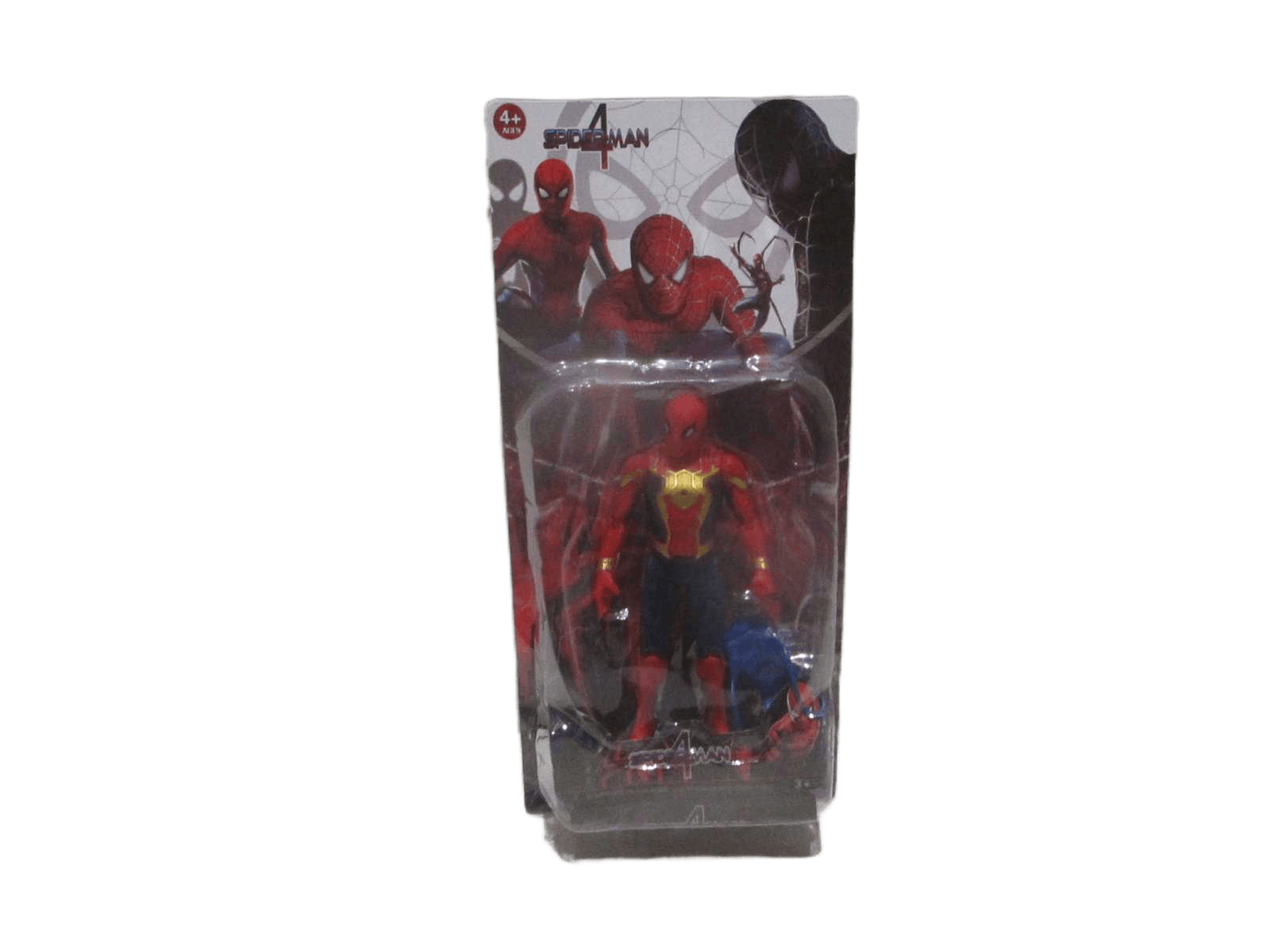 Spiderman Pvc Packing:display Box As Sample H7"