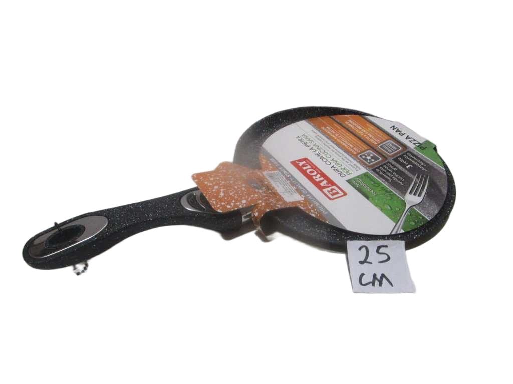 Pizza Pan ,3mm Nonstick And Scratch Resistant Coating, Induction Bottom , Alu 25cm